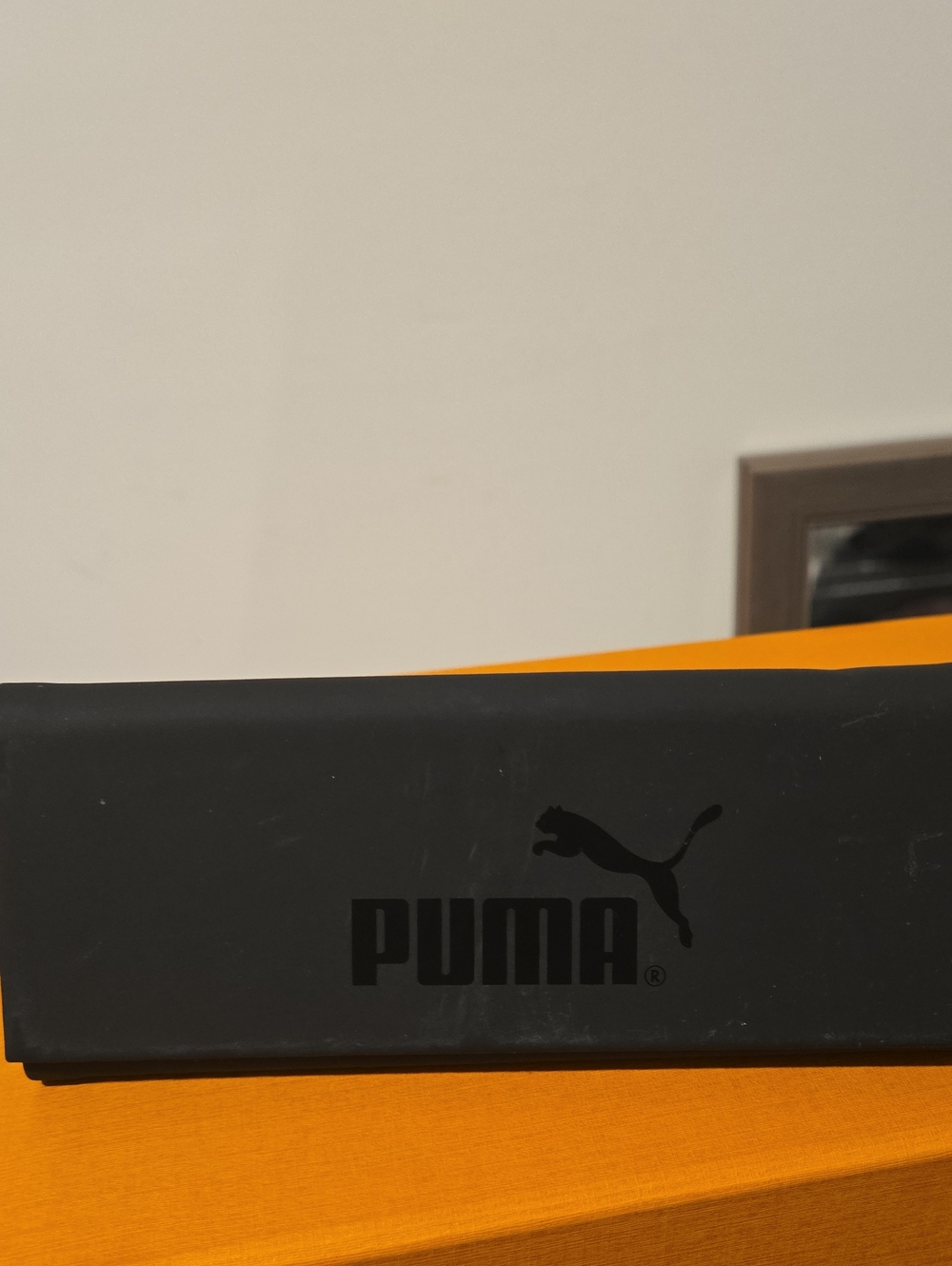Puma Black Sunglasses Case with Matte Logo